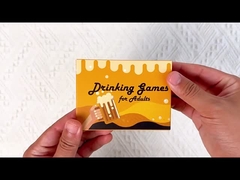 50 PCS Multiplayer Team Building Board English Drinking Game Trick  Adult Leisure Party Cards